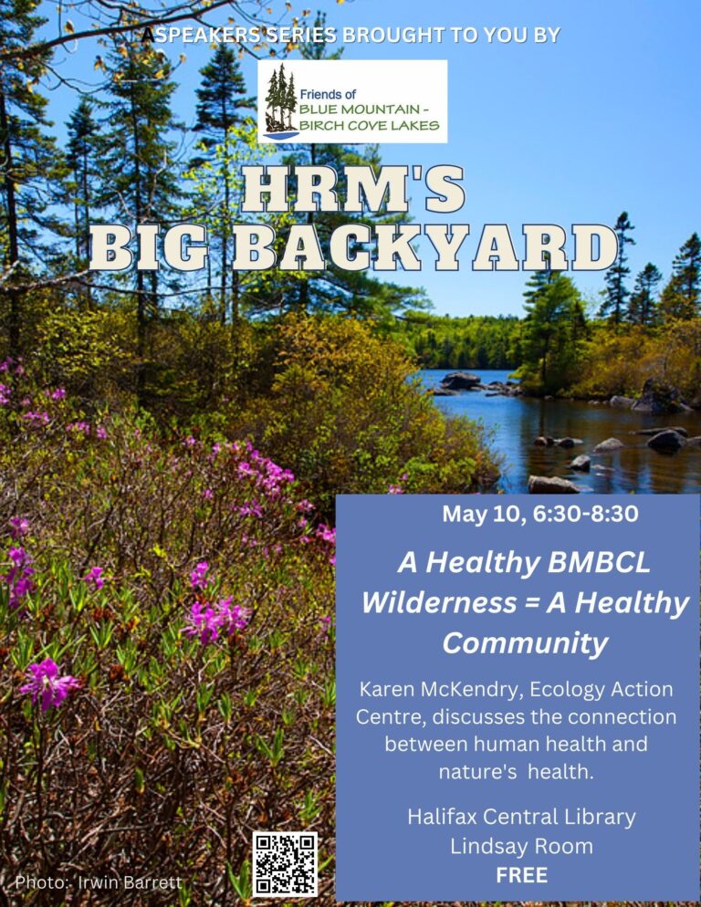 A Healthy BMBCL Wilderness = A Healthy Community