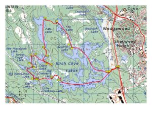 Map of BMBCL Canoe Routes