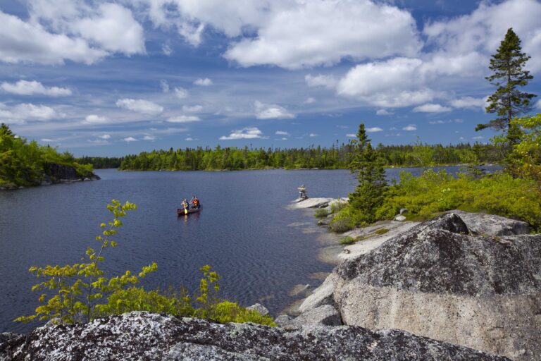 Canoeists on Susies Lake